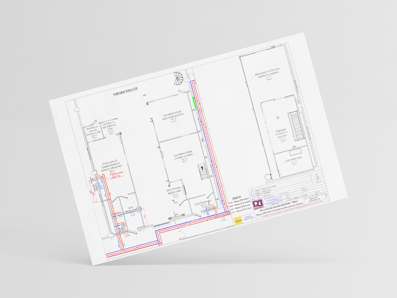 Plan pour l'entreprise Bardet, réalisé par votre imprimerie à Montrichard.